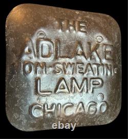 Vintage Adlake Non-Sweating Railroad Lamp Lantern Chicago Four Lens Signal Light