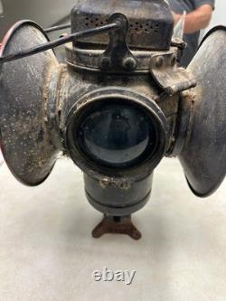 Vintage Adlake Non-Sweating Railroad Switch Lamp Signal Lantern Railway
