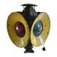 Vintage Adlake Non-Sweating Railroad Switch Lantern 4 Way Signal Light Chicago