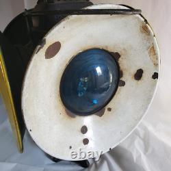 Vintage Adlake Non-Sweating Railroad Switch Lantern 4 Way Signal Light Chicago