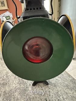 Vintage Adlake Non-sweating Railroad Switch Signal Lantern Kerosene Lamp Chicago