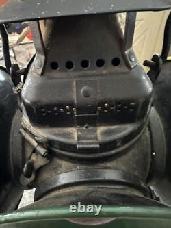 Vintage Adlake Non-sweating Railroad Switch Signal Lantern Kerosene Lamp Chicago