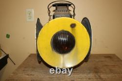 Vintage Adlake Railroad 4 Way Switch Signal Lamp Light Glass Lenses
