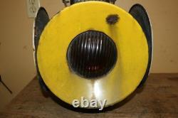 Vintage Adlake Railroad 4 Way Switch Signal Lamp Light Glass Lenses