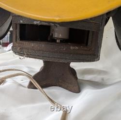 Vintage Adlake Railroad 4 Way Switch Signal Lamp Light Glass Lenses Electrified
