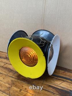 Vintage Adlake Railroad Lamp Lantern 4 Way Switch Signal Plug In Tested Works