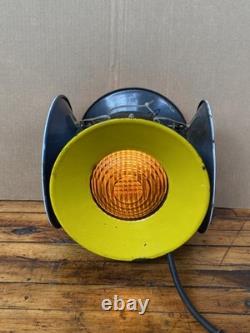 Vintage Adlake Railroad Lamp Lantern 4 Way Switch Signal Plug In Tested Works