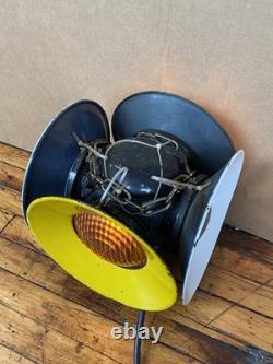 Vintage Adlake Railroad Lamp Lantern 4 Way Switch Signal Plug In Tested Works