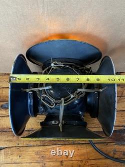 Vintage Adlake Railroad Lamp Lantern 4 Way Switch Signal Plug In Tested Works