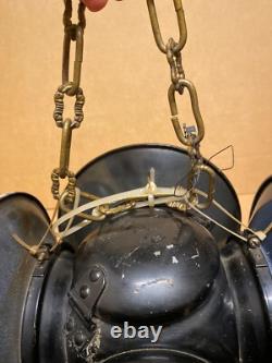 Vintage Adlake Railroad Lamp Lantern 4 Way Switch Signal Plug In Tested Works
