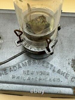 Vintage Adlake Railroad Lantern Burner H. L. Piper Adlake Long Time Burner