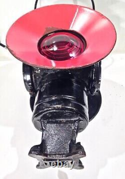 Vintage Adlake Railroad Railway Signal Lamp With Day Targets Nice One