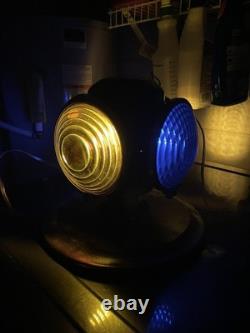 Vintage Adlake Railroad Signal switch lamp Lantern 4 Way custom light