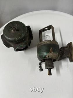 Vintage Adlake Railroad Train Caboose Lamp 4 Way Signal Lantern Light Marker