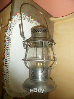 Vintage Adlake Reliable Railroad Lantern D&s. L. R. R