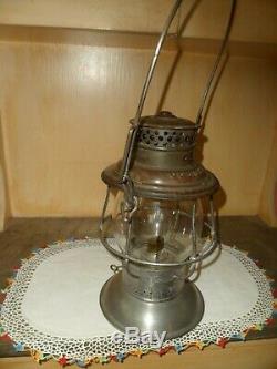 Vintage Adlake Reliable Railroad Lantern D&s. L. R. R