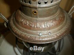 Vintage Adlake Reliable Railroad Lantern D&s. L. R. R