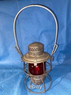 Vintage Adlake SOU RY Red Globe Railroad Lantern