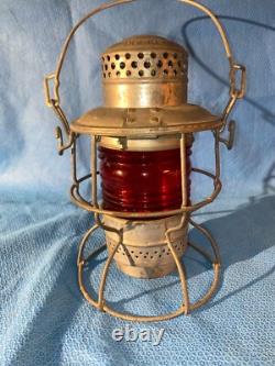 Vintage Adlake SOU RY Red Globe Railroad Lantern