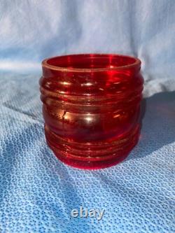 Vintage Adlake SOU RY Red Globe Railroad Lantern