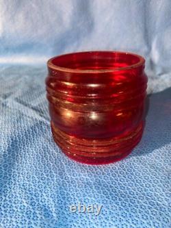 Vintage Adlake SOU RY Red Globe Railroad Lantern