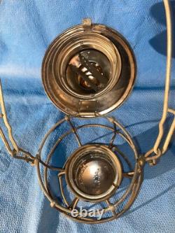 Vintage Adlake SOU RY Red Globe Railroad Lantern