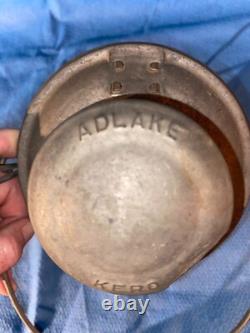 Vintage Adlake SOU RY Red Globe Railroad Lantern