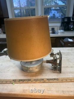 Vintage Aladdin Railroad Caboose Kerosene Oil Lamp/w Spring Bracket, Shade