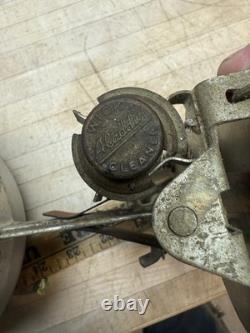 Vintage Aladdin Railroad Caboose Kerosene Oil Lamp/w Spring Bracket, Shade