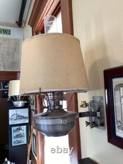 Vintage Alladin Railroad Caboose Lantern/electric Light Wall Sconce 21c
