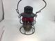 Vintage Antique Adlake 137 SOO Line Railroad Lantern. Red globe