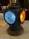 Vintage Antique Adlake 4 Way Railroad Lantern Electrified Lamp Light