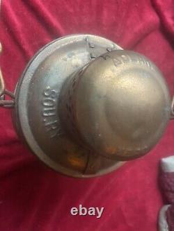 Vintage Antique Adlake-Kero 300 Sou. RY Railroad Lantern Red Globe USA Canada