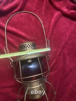 Vintage Antique Adlake-Kero 300 Sou. RY Railroad Lantern Red Globe USA Canada