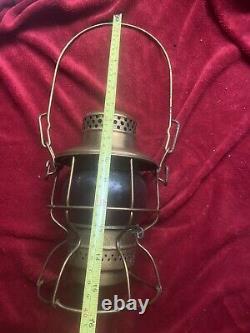 Vintage Antique Adlake-Kero 300 Sou. RY Railroad Lantern Red Globe USA Canada