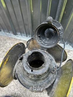 Vintage Antique DRESSEL Railroad Lantern 4 Way Switch Signal Train Arlington
