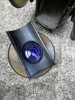 Vintage Antique DRESSEL Railroad Lantern 4 Way Switch Signal Train Arlington