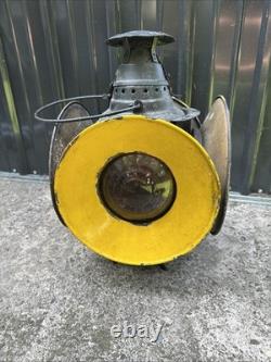 Vintage Antique DRESSEL Railroad Lantern 4 Way Switch Signal Train Arlington