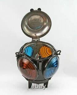 Vintage Antique DRESSEL Railroad Train Switch Lamp Lantern Arlington, New Jersey