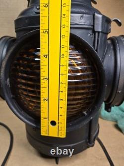 Vintage Antique Dressel Railways Works Switch Lamp B&L E. R. R. Working Well
