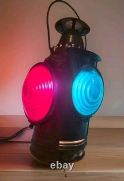Vintage Antique Dressel Railways Works Switch Lamp. Plugs In To Outlet