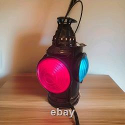 Vintage Antique Dressel Railways Works Switch Lamp. Plugs In To Outlet