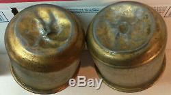 Vintage Antique Original Pair Dressel Railroad Caboose Wall Kerosene Oil Lamps