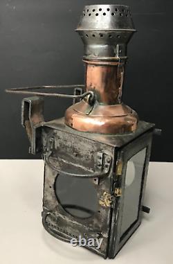 Vintage Antique Railway Lantern From Train