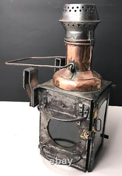 Vintage Antique Railway Lantern From Train