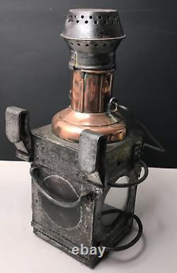 Vintage Antique Railway Lantern From Train