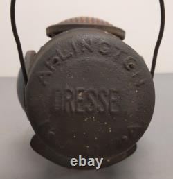 Vintage Arlington Dressel Cast-Iron Railroad Lantern