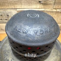 Vintage Armspear 1925 B&O RR Baltimore Ohio Railroad Lantern Red Globe Antique