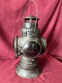 Vintage Armspear Railroad Marker Lantern Lamp Sou Rwy