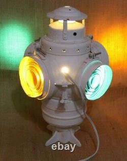 Vintage Armspear Railroad Signal Switch Lantern Lamp Electrified